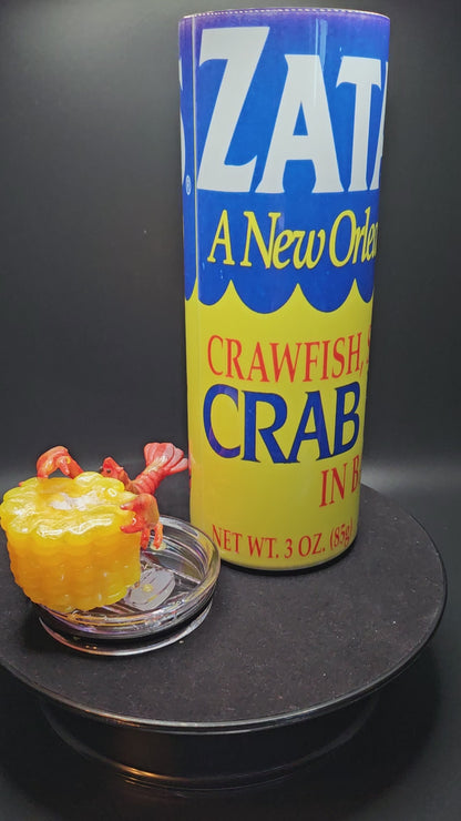 Zatarains Crawfish Boil Tumbler Design